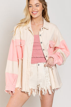 Colorblock Oversized Jacket