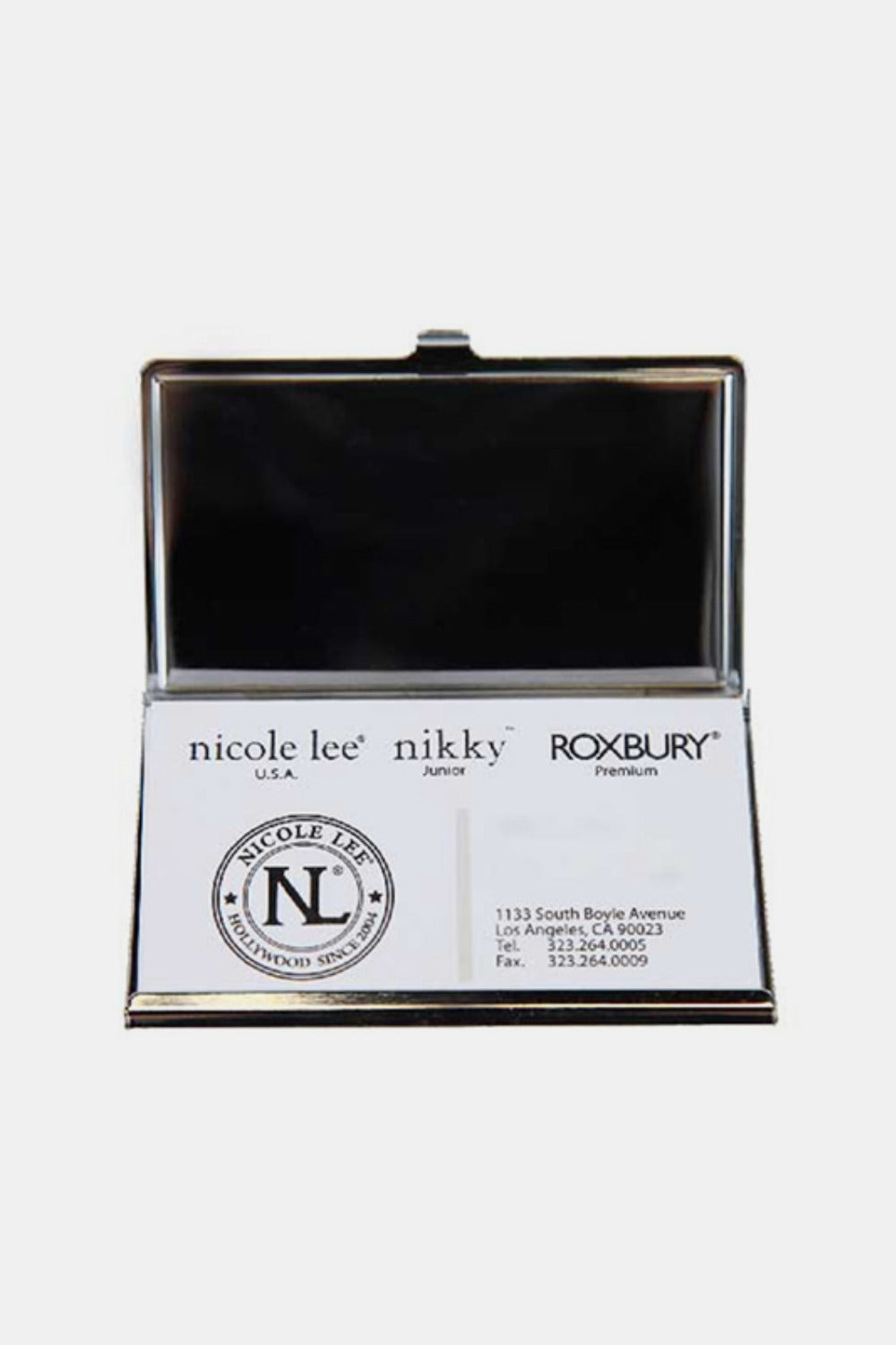 Nicole Lee USA card case with business cards inside