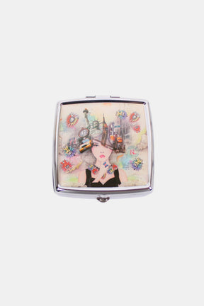 Nicole Lee USA New York metallic square pill case