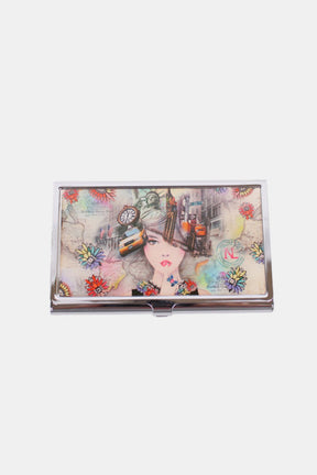 Nicole Lee USA card case with New York design